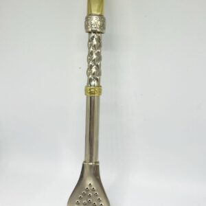 Bombillon De Alpaca Doble Trenzado