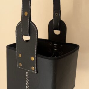 Canasta Matera Simil Cuero